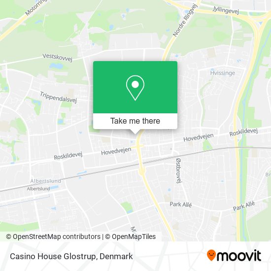 Casino House Glostrup map