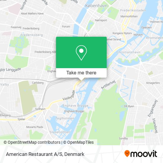 American Restaurant A/S map