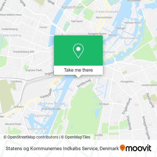 Statens og Kommunernes Indkøbs Service map