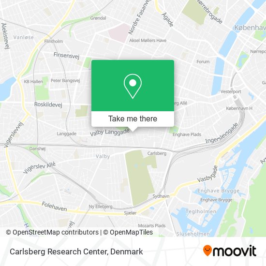 Carlsberg Research Center map