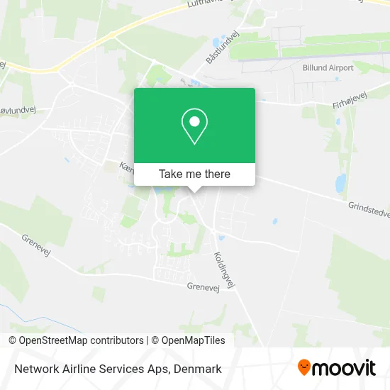Network Airline Services Aps map