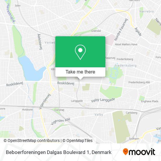 Beboerforeningen Dalgas Boulevard 1 map