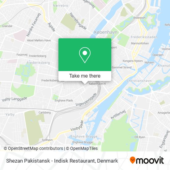 Shezan Pakistansk - Indisk Restaurant map