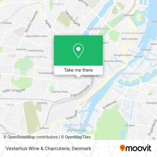 Vesterhus Wine & Charcuterie map