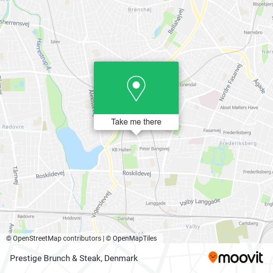 Prestige Brunch & Steak map