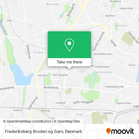 Frederiksberg Broderi og Garn map