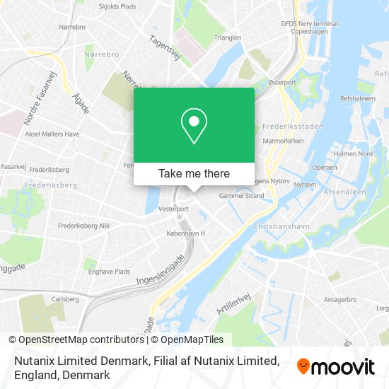 Nutanix Limited Denmark, Filial af Nutanix Limited, England map