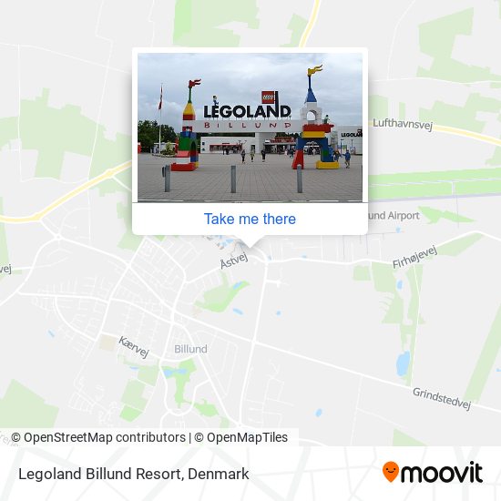 Legoland Billund Resort map
