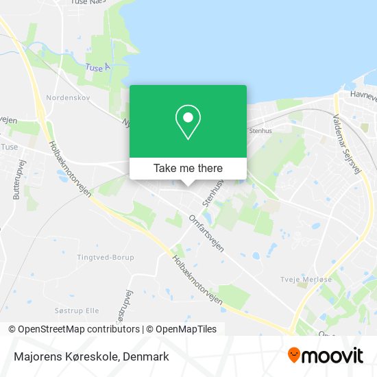 Majorens Køreskole map
