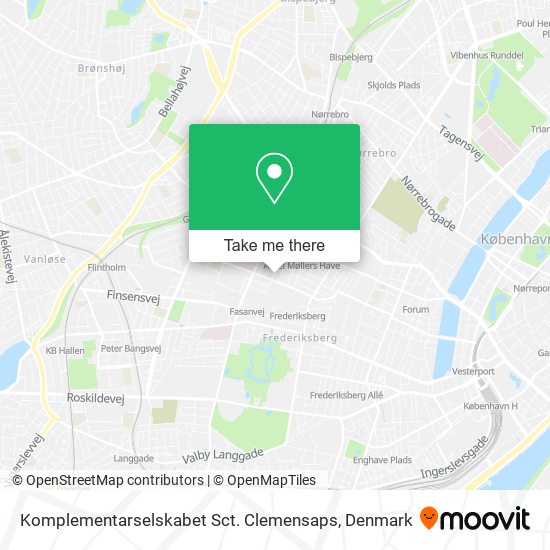 Komplementarselskabet Sct. Clemensaps map