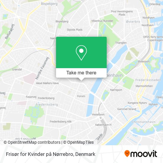 Frisør for Kvinder på Nørrebro map