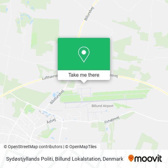 Sydøstjyllands Politi, Billund Lokalstation map