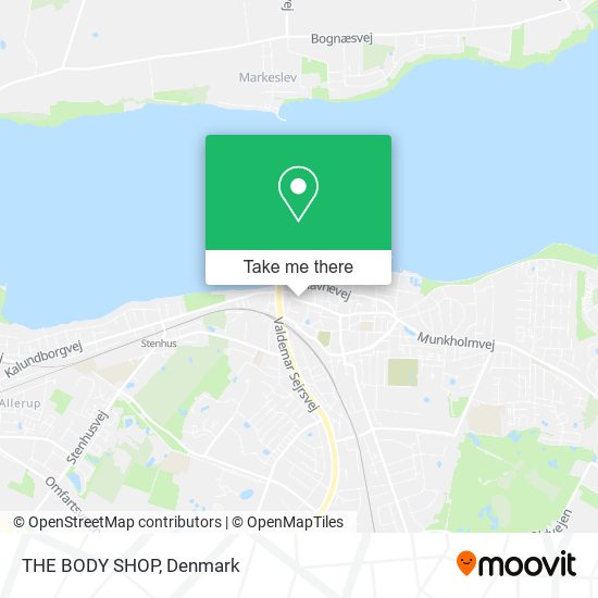 THE BODY SHOP map