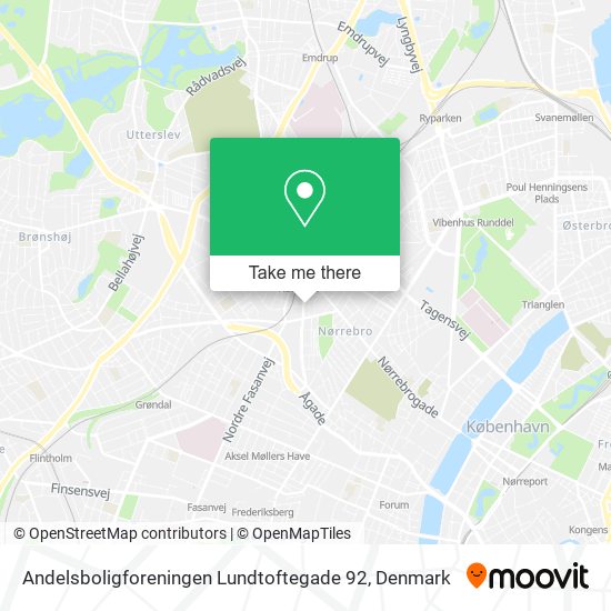 Andelsboligforeningen Lundtoftegade 92 map