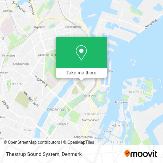 Thestrup Sound System map