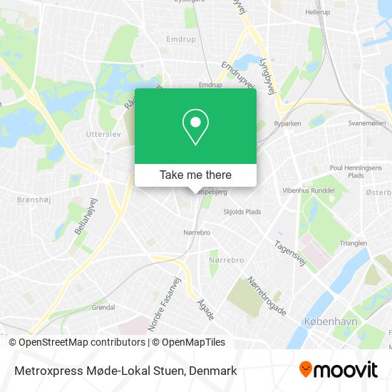 Metroxpress Møde-Lokal Stuen map