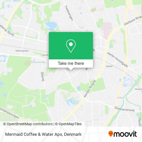 Mermaid Coffee & Water Aps map