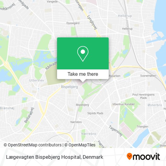 Lægevagten Bispebjerg Hospital map