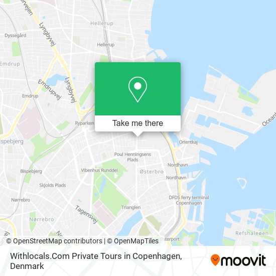 Withlocals.Com Private Tours in Copenhagen map