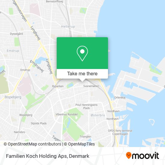 Familien Koch Holding Aps map