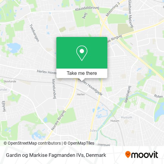 Gardin og Markise Fagmanden IVs map