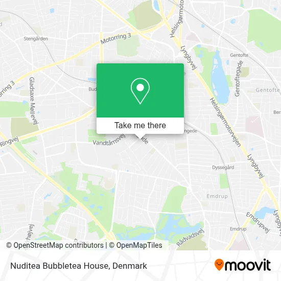 Nuditea Bubbletea House map