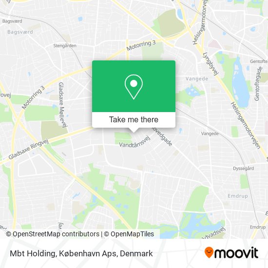 Mbt Holding, København Aps map