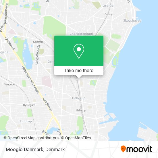 Moogio Danmark map
