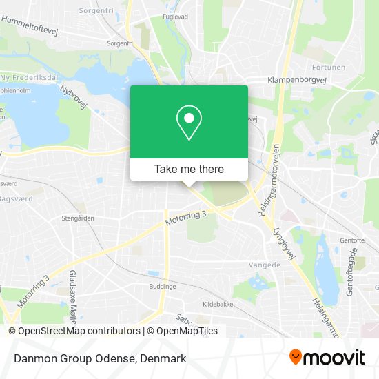 Danmon Group Odense map