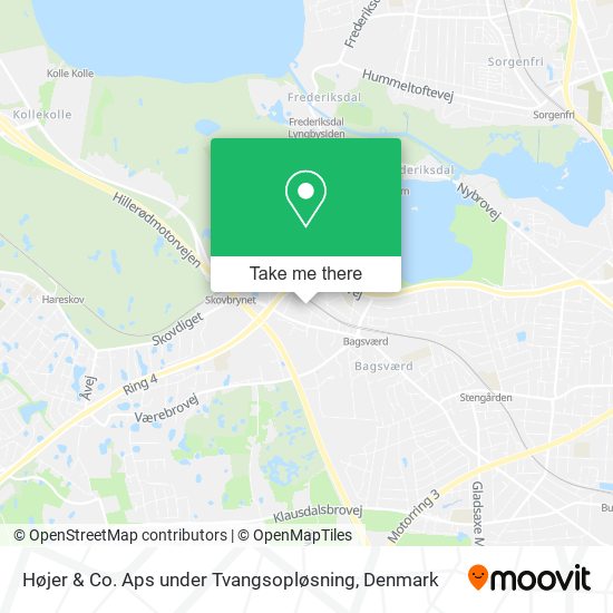 Højer & Co. Aps under Tvangsopløsning map