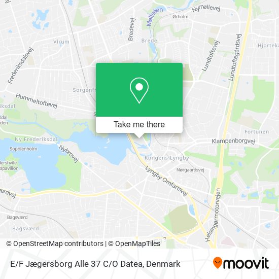 E / F Jægersborg Alle 37 C / O Datea map