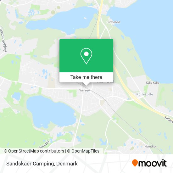 Sandskaer Camping map