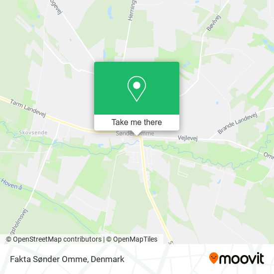 Fakta Sønder Omme map