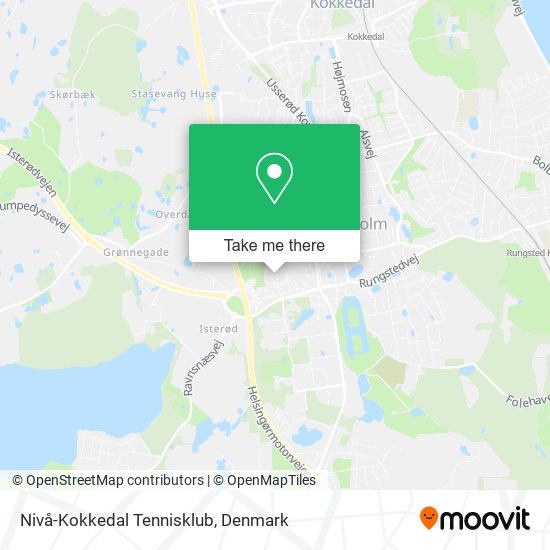 Nivå-Kokkedal Tennisklub map