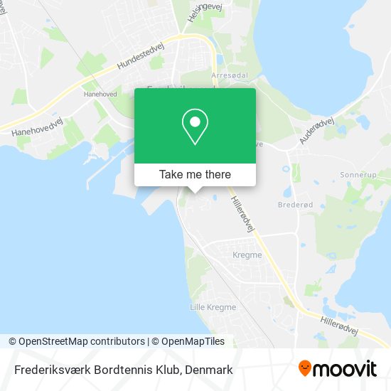 Frederiksværk Bordtennis Klub map