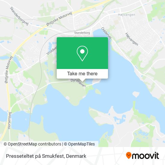 Presseteltet på Smukfest map