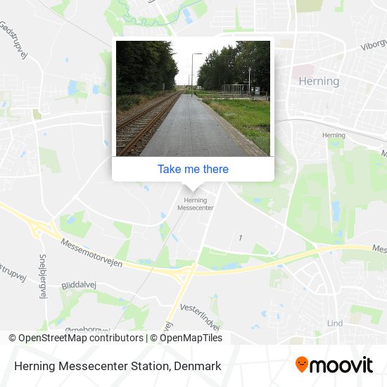 Herning Messecenter Station map