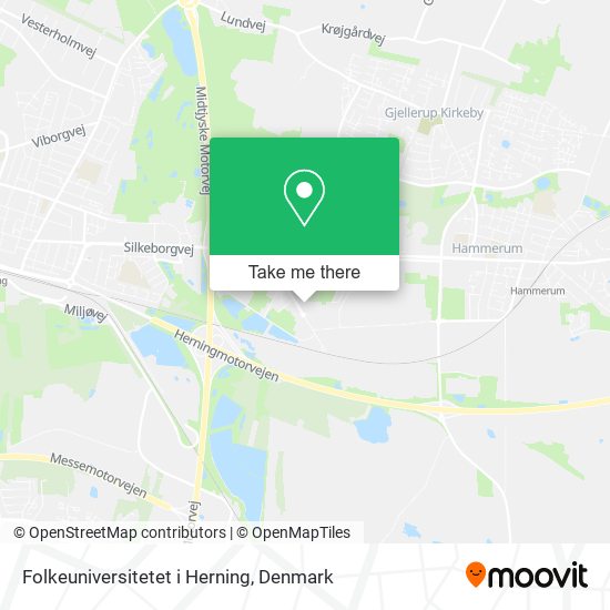 Folkeuniversitetet i Herning map