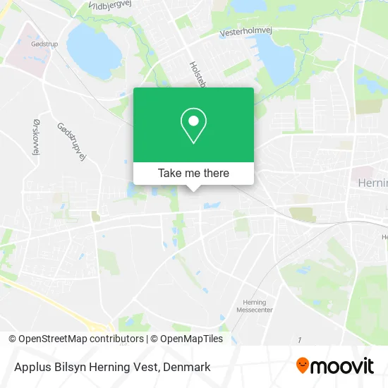 Applus Bilsyn Herning Vest map