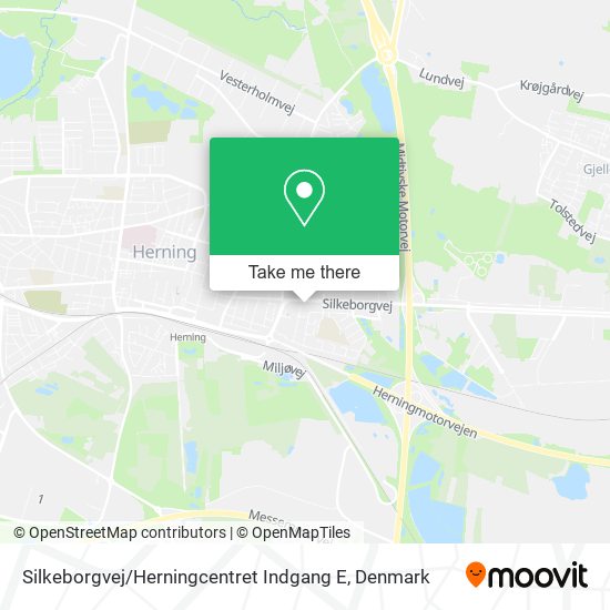 Silkeborgvej / Herningcentret Indgang E map