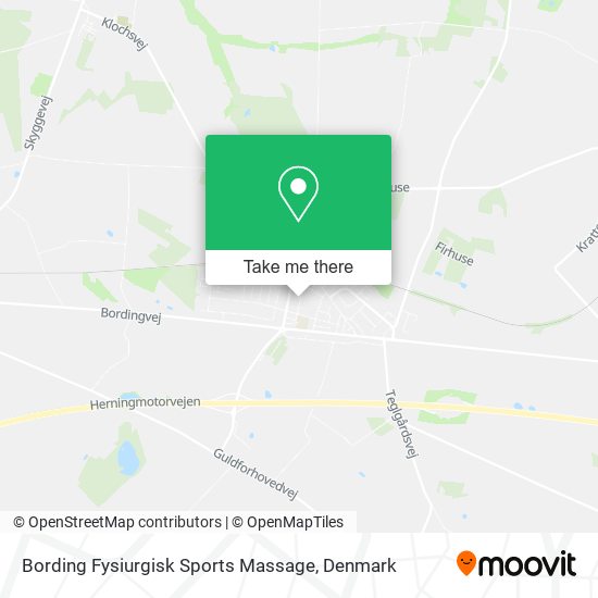 Bording Fysiurgisk Sports Massage map