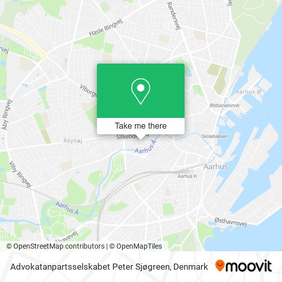 Advokatanpartsselskabet Peter Sjøgreen map
