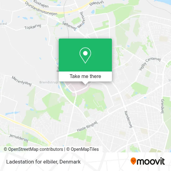 Ladestation for elbiler map