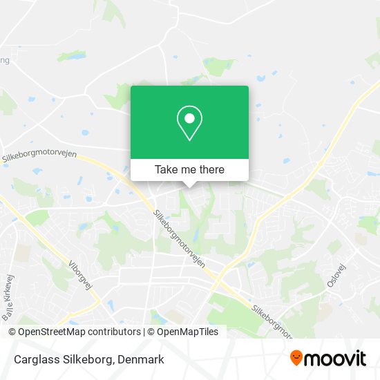 Carglass Silkeborg map