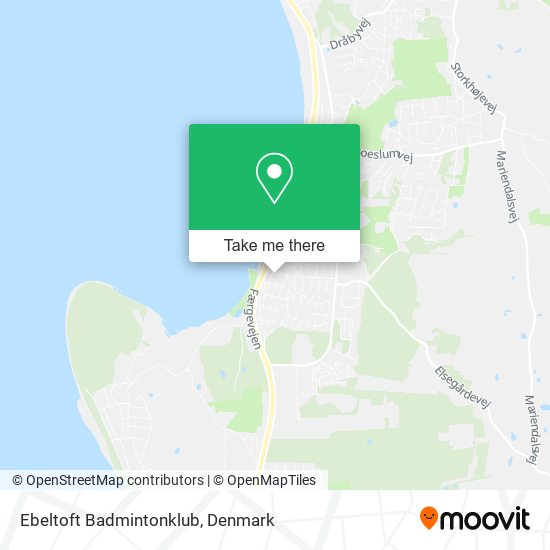 Ebeltoft Badmintonklub map