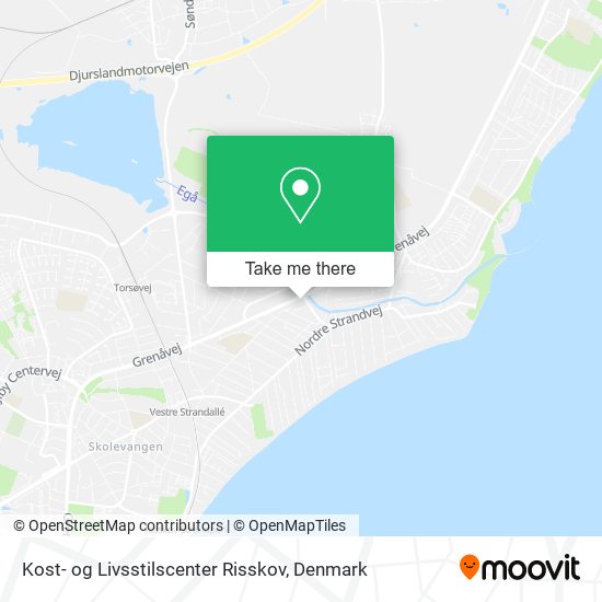 Kost- og Livsstilscenter Risskov map