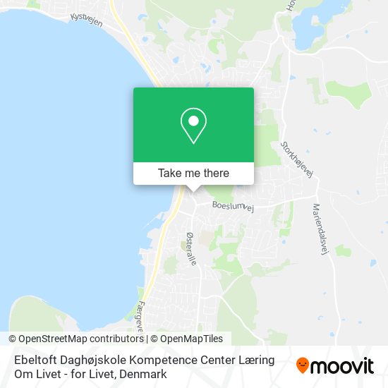 Ebeltoft Daghøjskole Kompetence Center Læring Om Livet - for Livet map