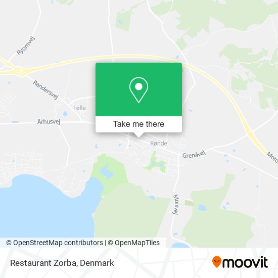 Restaurant Zorba map