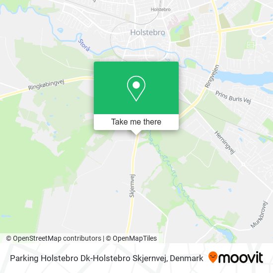 Parking Holstebro Dk-Holstebro Skjernvej map