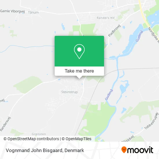 Vognmand John Bisgaard map